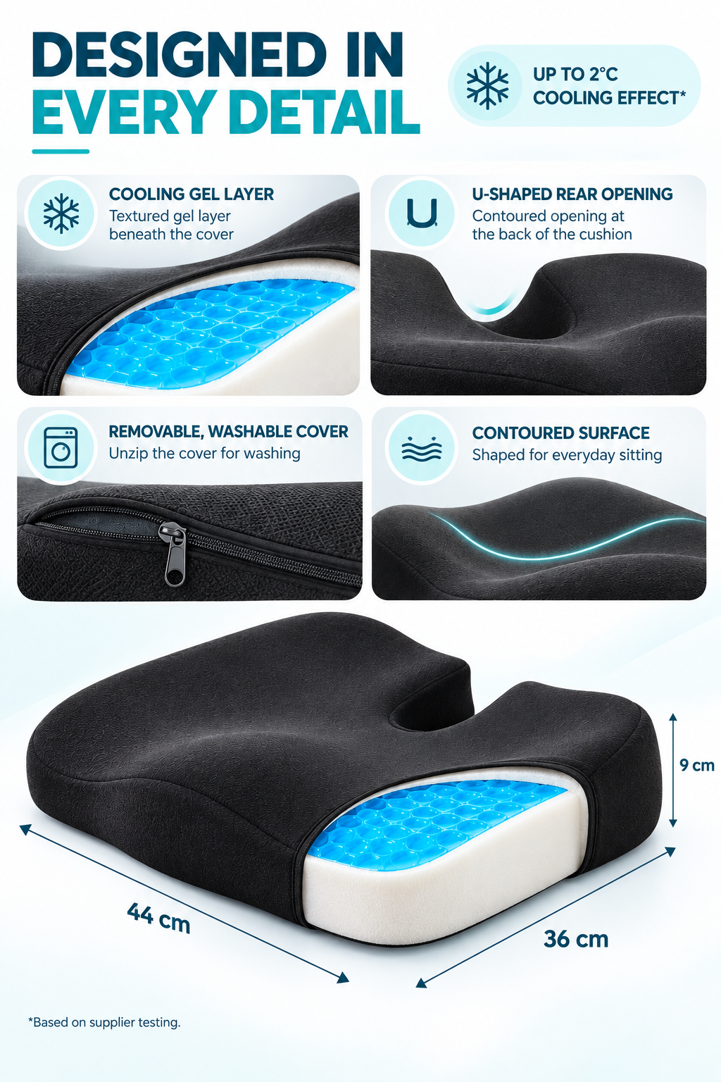 Memory Foam Seat Cushion